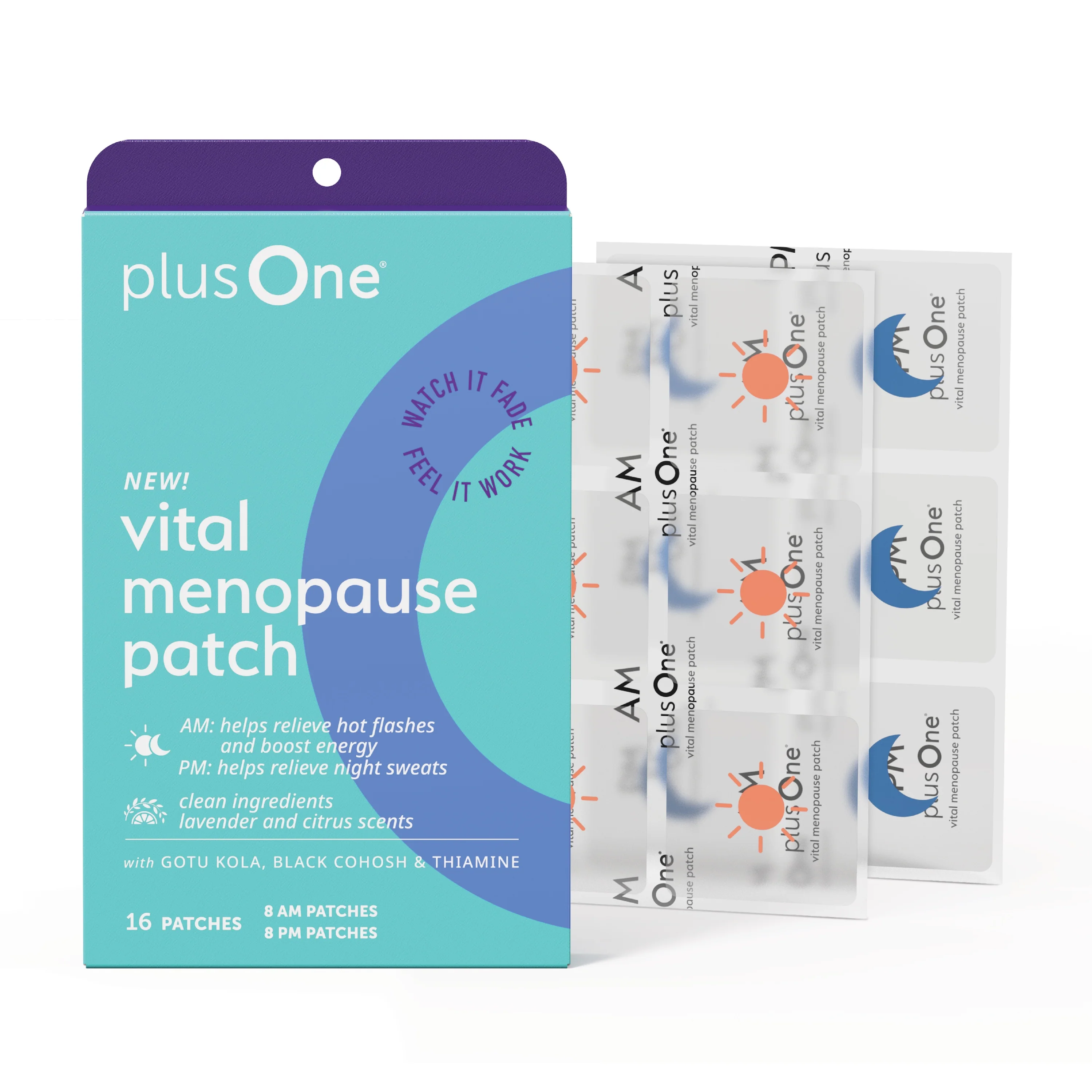 Menopause Relief Patches (AM/PM) by plusOne?